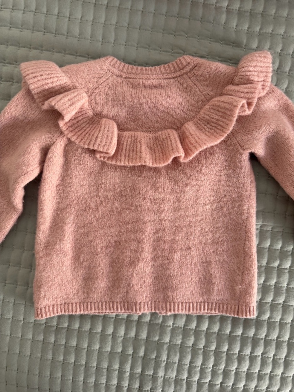 H&M Pink Knit Ruffle Cardigan - Picture 6 of 6